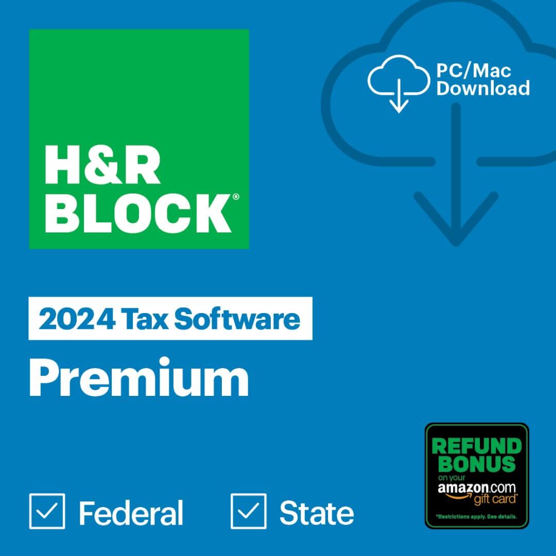 Premium H&R Block Tax Software Premium 2024 Win/Ma [PC/Mac Online Code] - FileSwift Edition