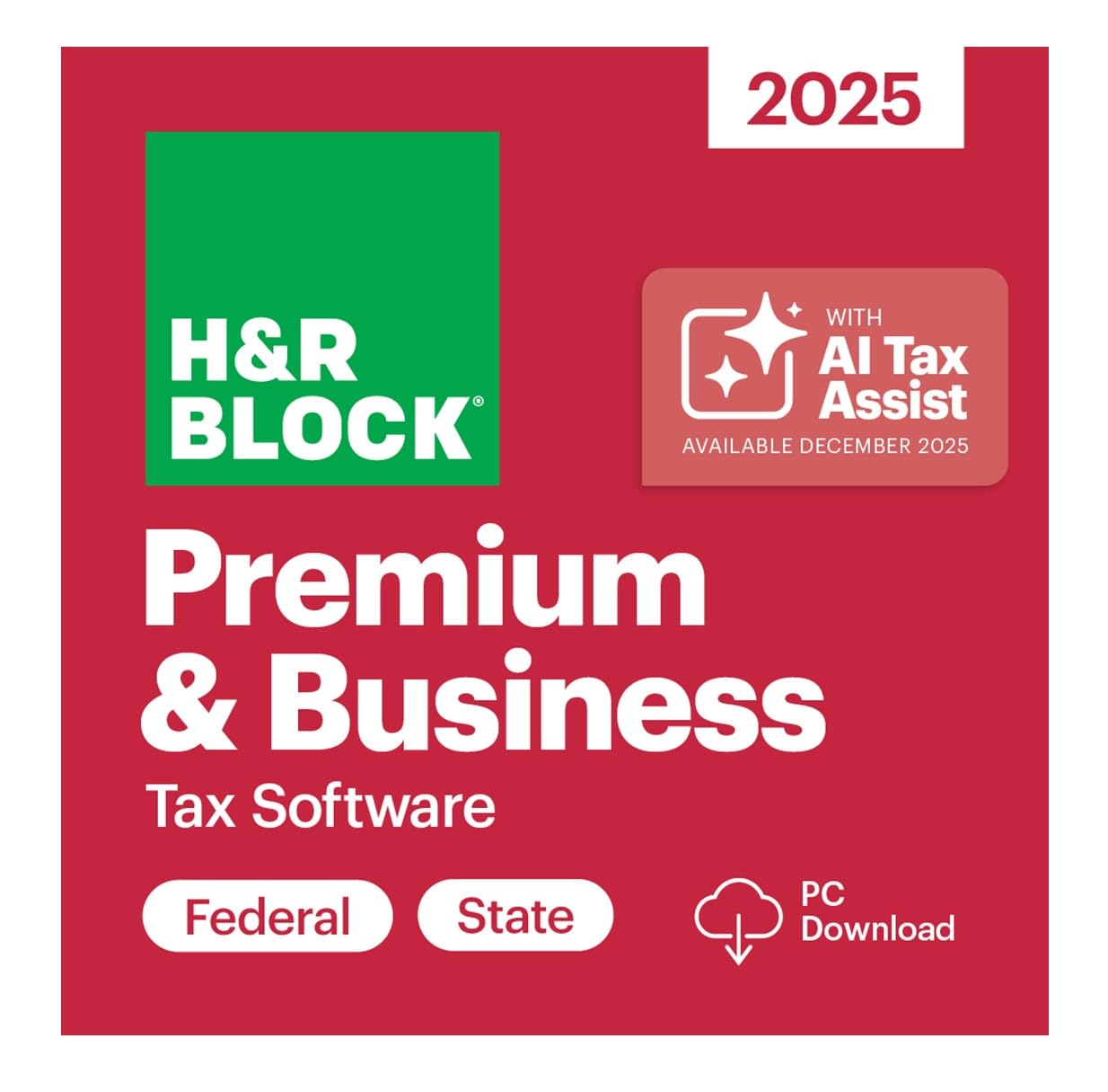 Premium H&R Block Tax Software Premium & Business 2025 Win [PC Online code] - FileSwift Edition
