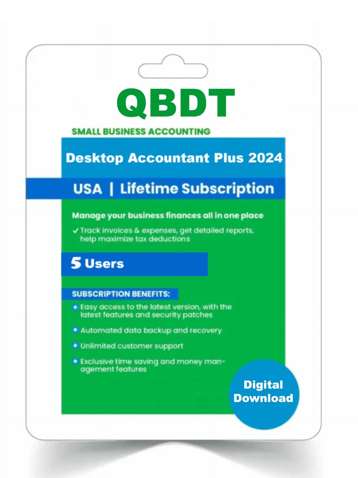 Premium Quick - Books Desktop Accountant Edition Plus 2024 | 5 User's | LIFETIME Version - FileSwift Edition