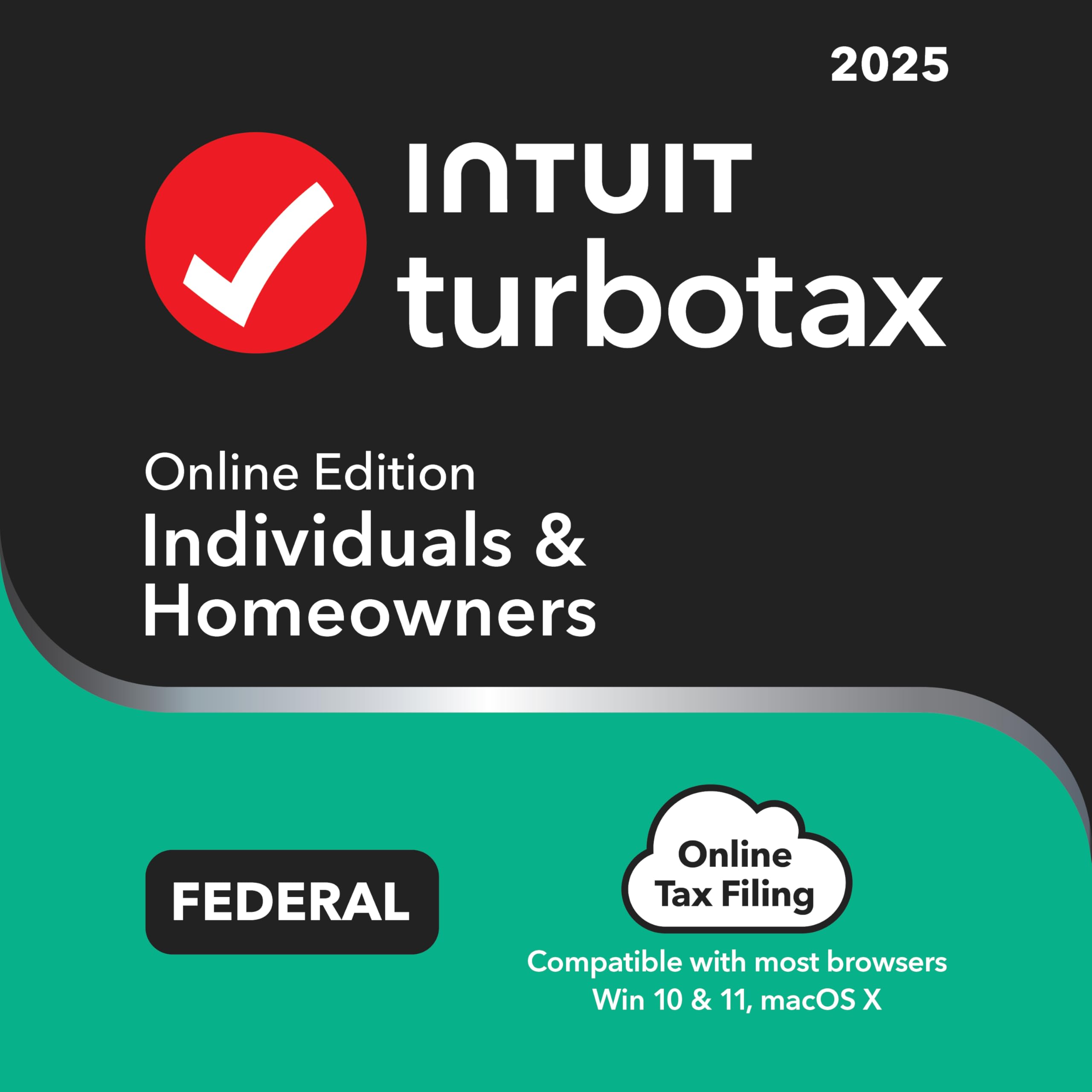 Premium TurboTax Online 2025, Individuals & Homeowners, Federal Tax Return [Online Activation Code] - FileSwift Edition