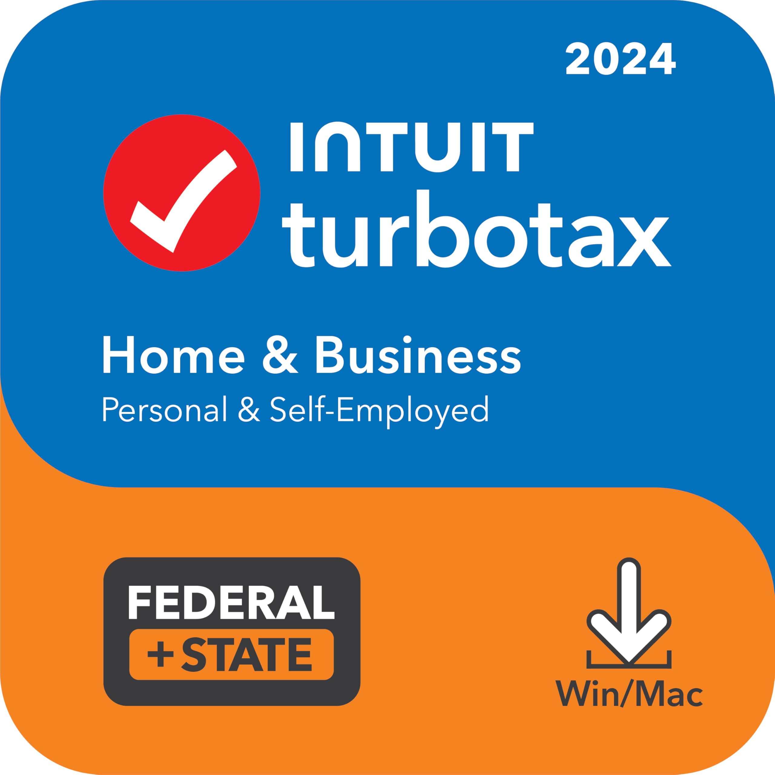 Premium TurboTax Home & Business 2024 Tax Software, Federal & State Tax Return [PC/MAC Download] - FileSwift Edition