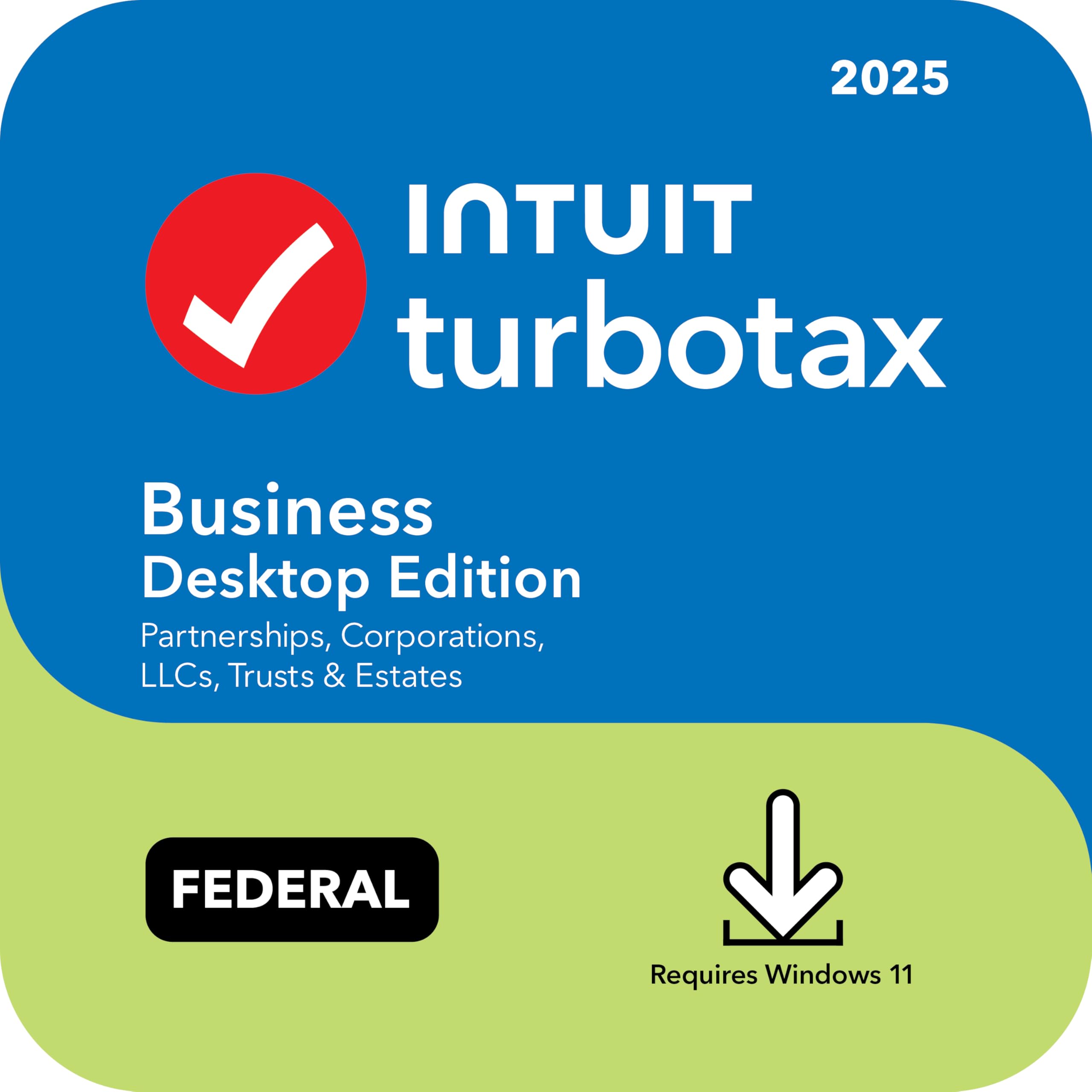 Premium TurboTax Business Desktop Edition 2025, Federal Tax Return [Win11 Download] - FileSwift Edition